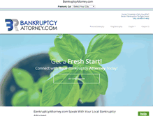 Tablet Screenshot of bankruptcyattorney.com